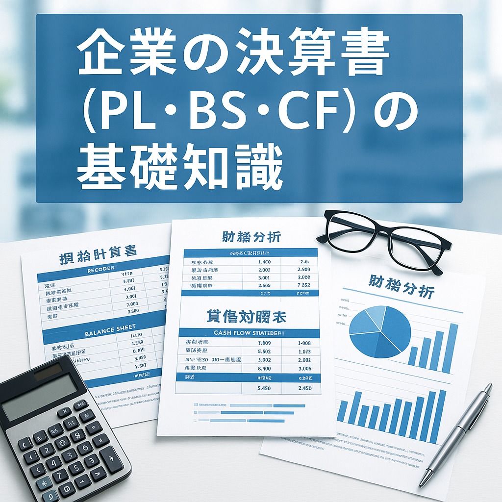 【初心者のための徹底解説】企業の決算書(PL・BS・CF)の基礎知識から読み方までわかりやすく解説! - AIを、特別な人だけのものにしない。